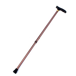 Bastón telescópico de aleación de aluminio con luz, altura ajustable, punta de goma antideslizante para personas mayores, senderismo - Product Image 3