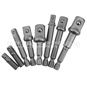 Hex Shank <b>To</b> Square Drive <b>Socket</b> <b>Adapter</b> CR-V Sandblasted Blackened <b>For</b> Electric <b>Drill</b> And Wrench Use - Product Image 3