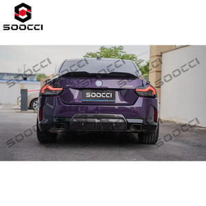 M240iMPタイプドライカーボンファイバーリアディフューザーBMW2シリーズG42M225i M240iクーペ<span class=keywords><strong>M</strong></span>スポーツリアバンパーリップスポイラースプリッター - Product Image 6