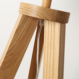 Scandinavian Solid <b>Wood</b> <b>Floor</b> <b>Lamp</b> Simple Modern Bedroom Vertical Tripod Steady <b>Living</b> <b>Room</b> Decorative Reading <b>Floor</b> <b>Lamp</b> - Product Image 3