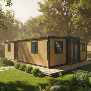 2-Zimmer Wasserdichtes Containerhaus Vorgefertigt 20 Fuß 40 Fuß Hotelstandard Casa Sandwichpaneel Maison Modern - Product Image 3