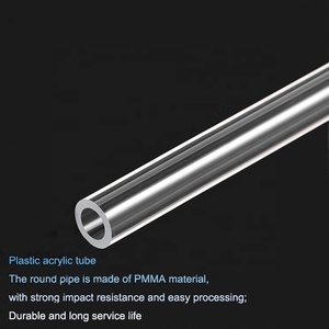 Hot Bán Trong Suốt Rõ Ràng <span class=keywords><strong>Polycarbonate</strong></span> Ống Đầy Màu Sắc PC PMMA Acrylic Nhựa Ống Đùn Ống Cho Chiếu Sáng Trang Trí - Product Image 6