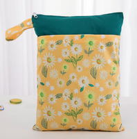 Sac à couches imperméable réutilisable, pochette humide/sec pour couches lavables, organisateur d'essentiels pour bébé, sac de voyage suspendu pour poussette