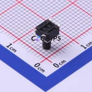 TS4570TP Tactile Switch SMD-4P,4.5x4.5mm Switch Single Pole Single Throw Round Button 2.5N Vertical Mount - Product Image 2