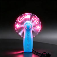 Ventilador USB Recargable Portátil Mini con Logotipo Personalizado, Diseño Creativo, Regalos Promocionales al por Mayor, Regalos de Bienvenida LED de PVC