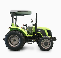Tracteur agricole à roues Zoomlion RC904 90HP 4WD avec cabine et moteur diesel