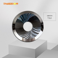Couteaux à pointe ronde Aristo OEM/ODM, lame plate oscillante rotative en carbure de tungstène, couteau de découpe du carton pour machine à traîner CNC