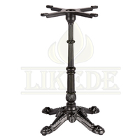 Métal noir réglable pieds de table en fonte table basse jambes pied de table amovible