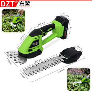 Dzt <b>Hedge</b> <b>Trimmer</b> 24 Inch Battery Powered Dual Blade For Garden Landscaping Maintenance - Product Image 4