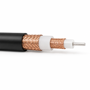 Cavo Triassiale TRC-75-1 75 Ohm <span class=keywords><strong>a</strong></span> Basso Rumore con Doppia Schermatura per Telecamere <span class=keywords><strong>TV</strong></span>, Sistemi Triax e Misurazioni Video - Product Image 1