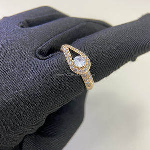 Tempérament minimaliste, ensemble de bagues en diamant huit étoiles huit flèches serties de diamants à haute teneur en carbone, cadeau pour un partenaire polyvalent au quotidien - Product Image 4