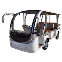 Populaire Mini-bus touristique électrique de luxe à 11 places, fermé, homologué pour la circulation routière, pour visites et excursions urbaines