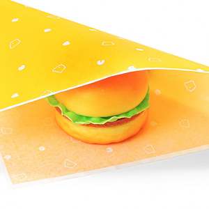 Custom Single Side PE Greaseproof Wax <b>Paper</b> for Sandwiches Burger <b>Wrapping</b> Cookies Cakes Candy Pizza-<b>Eco</b>-<b>Friendly</b> Recyclable - Product Image 5