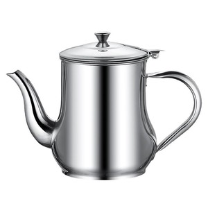 316 Stainless Steel Oil Can With Filter Screen Leak Proof Kitchen Oil <b>Pourer</b> Seasoning Bottle - Product Image 2