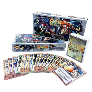 Boîte d'emballage personnalisée pour cartes de jeu de style TCG Anime, 100 pièces, en papier écologique durable, avec logo, pour cartes à collectionner, utilisation pour les jeux - Product Image 1