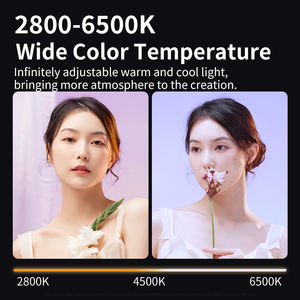 48W Battery-Powered COB RGB LED Video <strong>Light</strong> with 2800K-6500K Color Temp Portable Mini Design for Photography &amp; Video Recording - Product Image 3