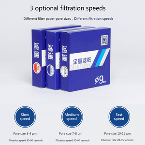 Papel de Filtro Cualitativo Equivalente al Grado 40/41/42/44 Sin Cenizas para Pruebas de Suelo, Fertilizantes, Metales, Alimentos y Laboratorio - Product Image 6