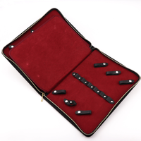 12 Étuis à Ciseaux en Cuir Véritable pour Coiffure, Sac de Rangement pour Ciseaux, Étui pour Ciseaux pour Animaux de Compagnie PTS-004