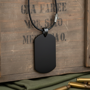Ciondolo Militare in Acciaio 40x23 mm, Charm e Pendente di Alta Qualità - Product Image 3