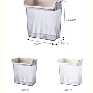 Poubelle suspendue transparente pour cuisine, pour porte d'armoire, écologique, profondeur 8-11,9 pouces - Product Image 4