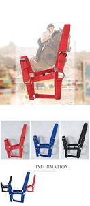Horshi Horse Equestrian Bride de cheval en nylon réglable, noir. Rouge. Bleu - Product Image 6