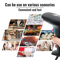 Escáner de Código de Barras 2D Portátil JR Serie 815, Conexión Dual Bluetooth 2.4G, Lector QR Anti-Interferencia, Pistola de Escaneo para Inventario
