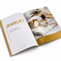 Brochure, catalogue et dépliant personnalisés en papier kraft couché avec impression offset et gaufrage, service d'entreprise économique du Jiangsu