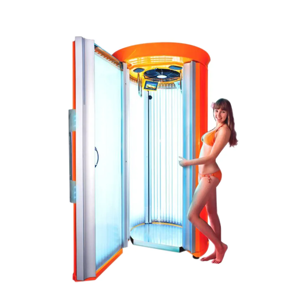 High Power Quick Tan Beds for Sale Tanning Bed Solarium Machine Vertical Tanning Bed for Commercial