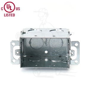 Điện hình chữ nhật thép hộp nối gangable 1-gang Thêm nông Hộp chuyển đổi - Product Image 1