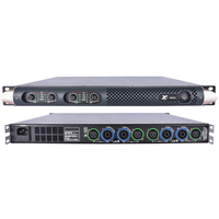 Amplificateur de puissance audio professionnel de classe D 4 canaux format 1U Sound M450