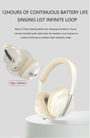 Casque d'écoute sans fil Blue Tooth avec microphone Écouteurs sans fil supra-auriculaires avec microphone Casque d'écoute