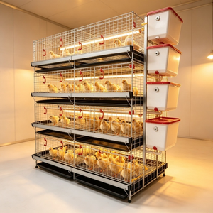 Unité d'élevage portable pour <span class=keywords><strong>poussins</strong></span>, prête à l'emploi, avec quatre niveaux superposés et flux d'air optimisé pour une croissance saine - Product Image 6