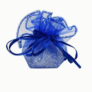 Sac à bijoux rond en organza transparent lavande pour sachet - Product Image 1