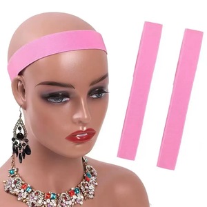 Chất Lượng Cao Thấp Moq Thiết Kế Ban Nhạc Đàn Hồi Tóc Giả Có Thể Điều Chỉnh Ban Nhạc Đàn Hồi Spandex Logo Tóc Ren Tan Ban Nhạc Với Velcro - Product Image 6