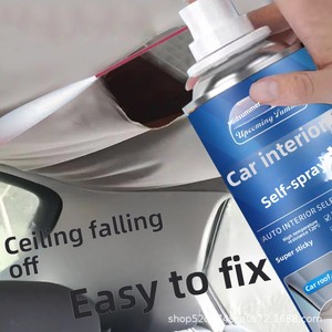 Adhesivo en Aerosol para Re-Adhesión de Tela de <span class=keywords><strong>Techo</strong></span> Interior de Automóvil, Autoadhesivo para Renovación, Sin Necesidad de Desmontaje, 500ml - Product Image 2