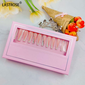 Boîte d'emballage pour faux ongles, boîte en papier pour ongles pressés avec fenêtre transparente, boîte d'emballage de marque pour ongles pressés - Product Image 4