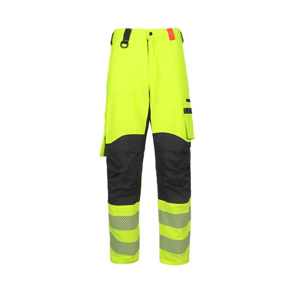 Pantalon cargo de sécurité de haute qualité pour hommes Pantalon de travail en polyester réfléchissant