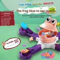 Jouet éducatif en plastique classique TOMY Mr. Jeu de société Dinosaure : Nourrisse le grenouille, pour les 4-6 ans et 7-9 ans, jeu familial fabriqué en Chine