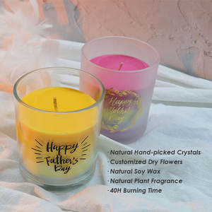 C & H Velas de vidrio personalizadas Etiqueta privada perfumada Regalos del Día del <span class=keywords><strong>Padre</strong></span> Velas perfumadas Juegos de <span class=keywords><strong>regalo</strong></span> Difusores de lujo - Product Image 6