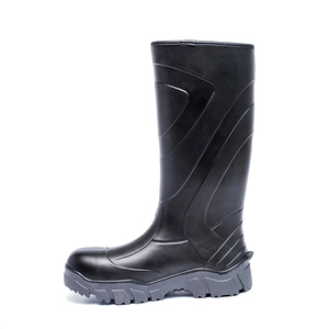 Botas de seguridad con punta compuesta para hombre y mujer, botas impermeables hasta la rodilla, con inyección de pu, para trabajo industrial y caza - Product Image 2