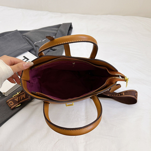 Sac à main décontracté pour femme, luxueux, élégant et haut de gamme, avec motif imprimé géométrique et fermeture à glissière. - Product Image 2