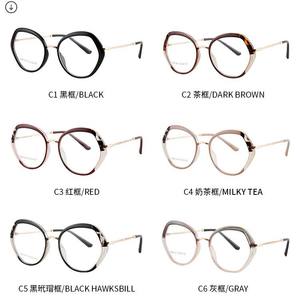 Monture de lunettes ronde irrégulière Tr87187, monture intégrale, protection anti-lumière bleue, lunettes d'ordinateur unisexes - Product Image 4