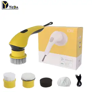 Auto car tire rims cleaning brush no scratches electric spin scrubber for car washing