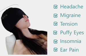 Pak Gel pijat kepala, penutup kepala tekanan mata kompres dingin pereda pak es lembut Gel dapat meregang - Product Image 3