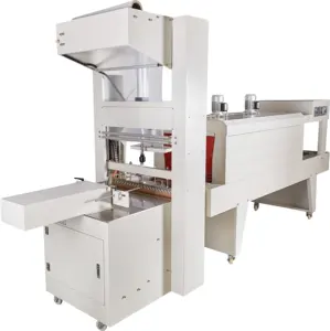 Bottiglia automatica Shrink Sleeve Wrap Macchina Lattine di Birra Involucro Pellicola Vassoio Shrink Wrapping Macchina