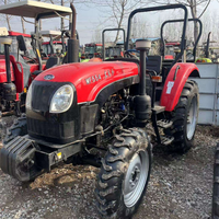 Traktor Pertanian YTO 4X4 / 55hp 554 YTO-NMF554X 55 HP Traktor Pertanian Roda 4x4 Dengan Kabin dan Bajak Cakram