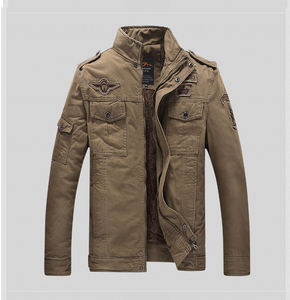 2024 OEM Veste 100% algodón otoño Casual Bomber chaquetas hombres invierno piloto cálido para invierno al aire libre Cargo hombres chaqueta - Product Image 2