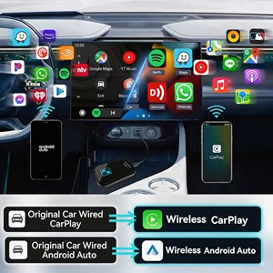 อะแดปเตอร์ INPUTECH 2 in 1 แบบมีสายและไร้สายสำหรับ CarPlay & Android Auto กล่องแปลง USB Type-C Car Play รุ่น CA-01 - Product Image 4