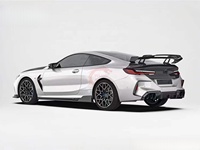 Kit carrosserie PK Style en fibre de carbone sèche pour BMW M8 F91 F92 F93 : lèvre avant, jupe latérale, diffuseur arrière, spoiler arrière, couvercle de coffre