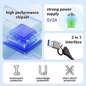Station d'accueil USB-C 7 en 1 FJGEAR, prise en charge de deux moniteurs, <span class=keywords><strong>HDMI</strong></span>, <span class=keywords><strong>VGA</strong></span>, 100W PD, 3 ports USB pour ordinateur portable Windows et Mac - Product Image 5